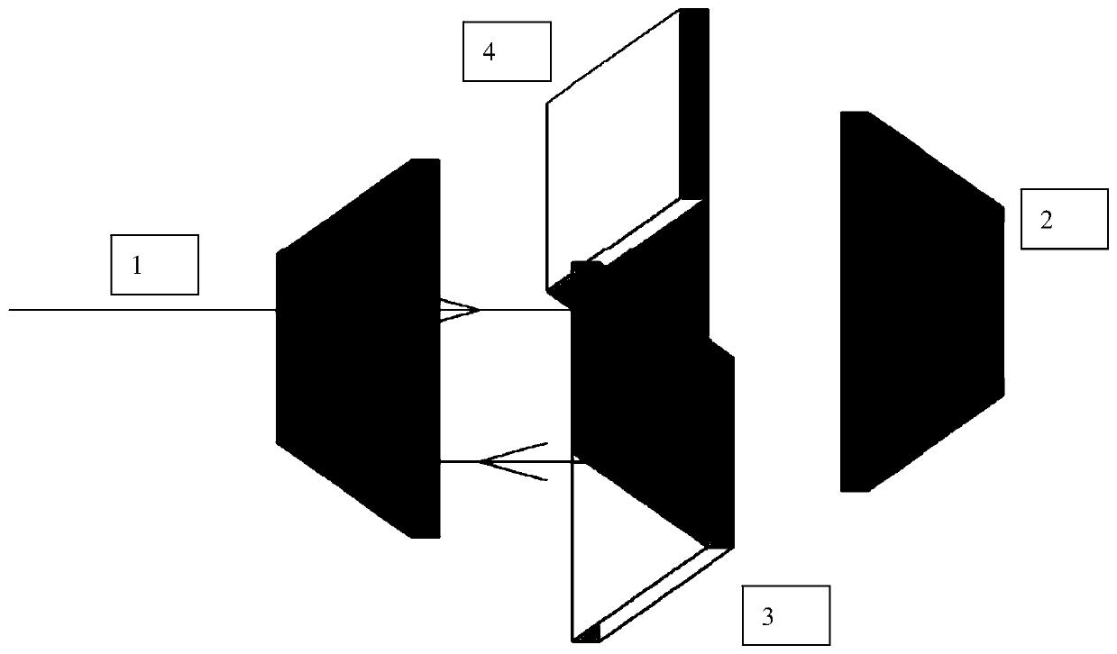 A Four Right Angle Reflectors Extending Optical Length System