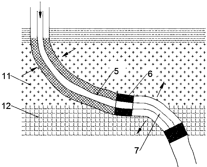 Method and device system for exploiting natural gas by utilizing ocean surface layer warm water