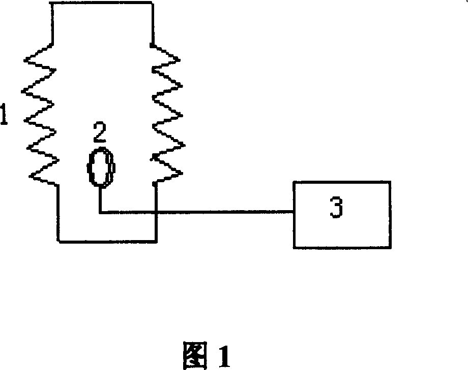 Electromagnetic induction insulator high-voltage current detector