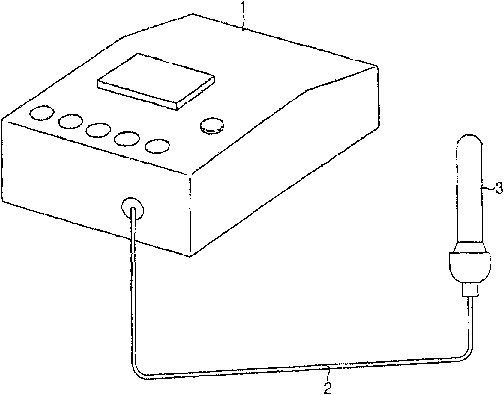 Probe module for treating prostate diseases and portable prostate medical treatment apparatus