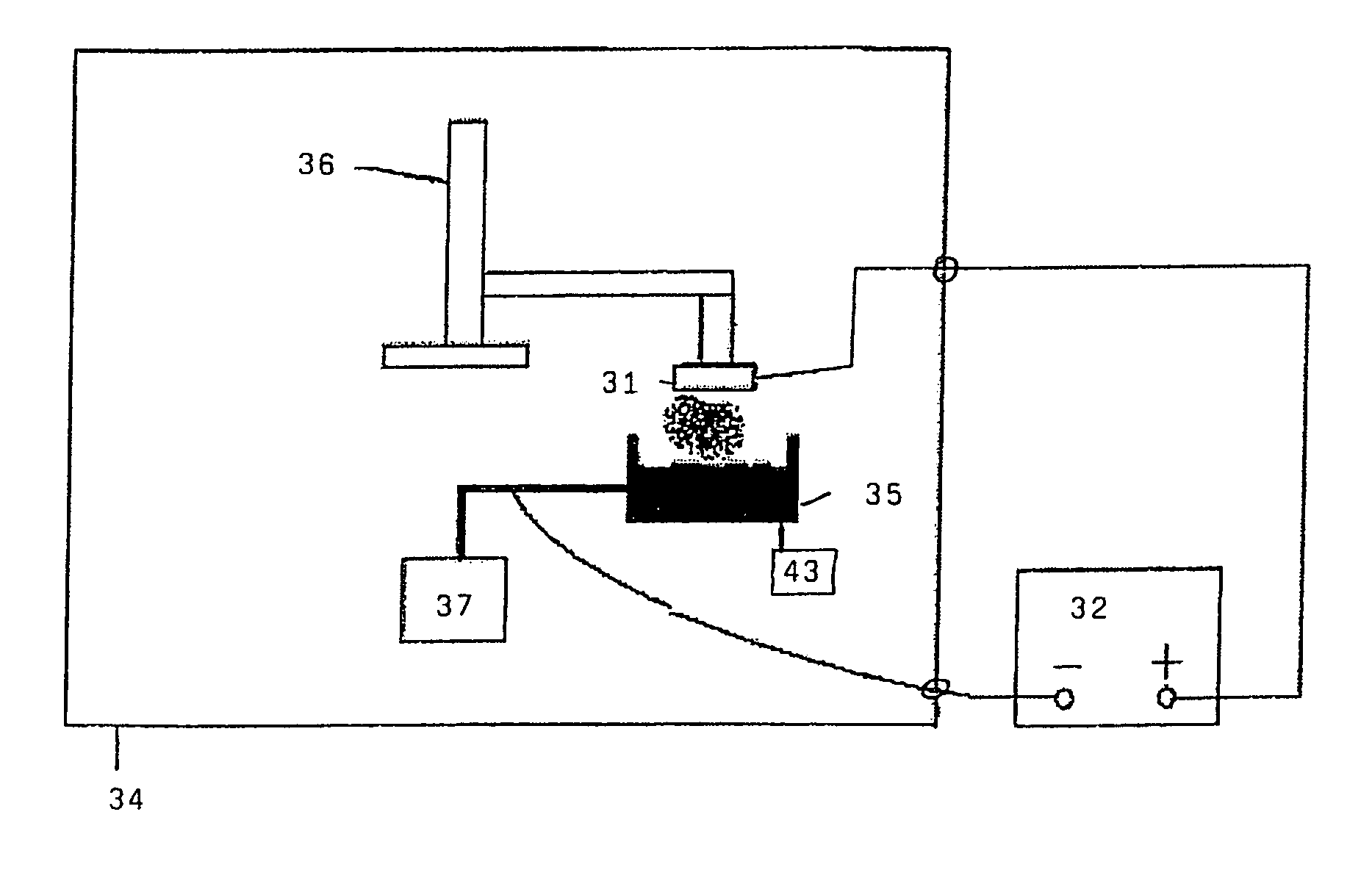 Layer application device for an electrostatic layer application of a building material in powder form and device and method for manufacturing a three-dimensional object