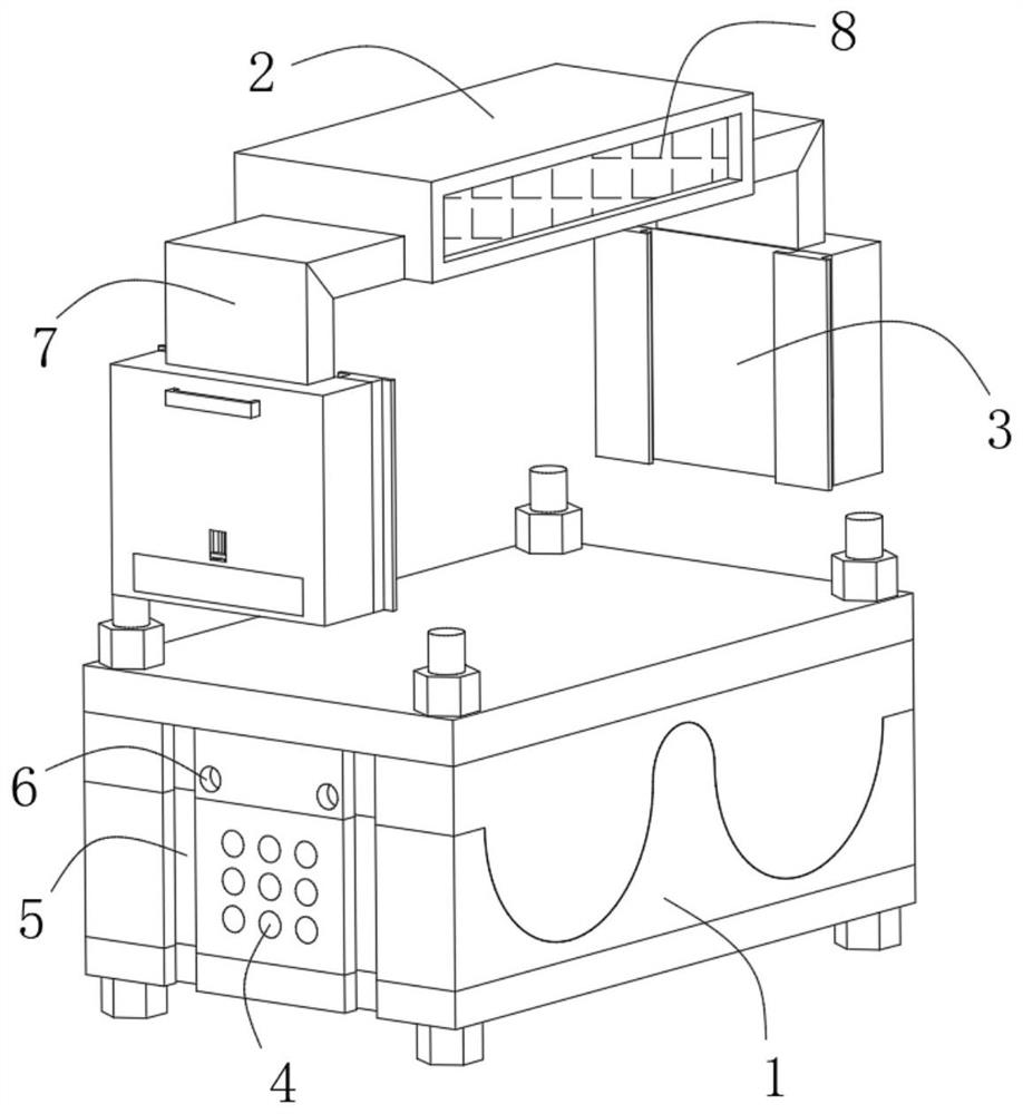 A methane fuel cell stack with moisture-proof heat dissipation function