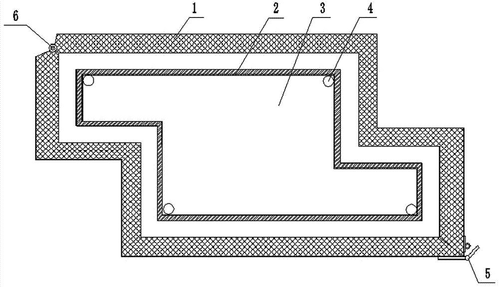 Preparation method and special mold for building self-insulating non-load-bearing wall blocks