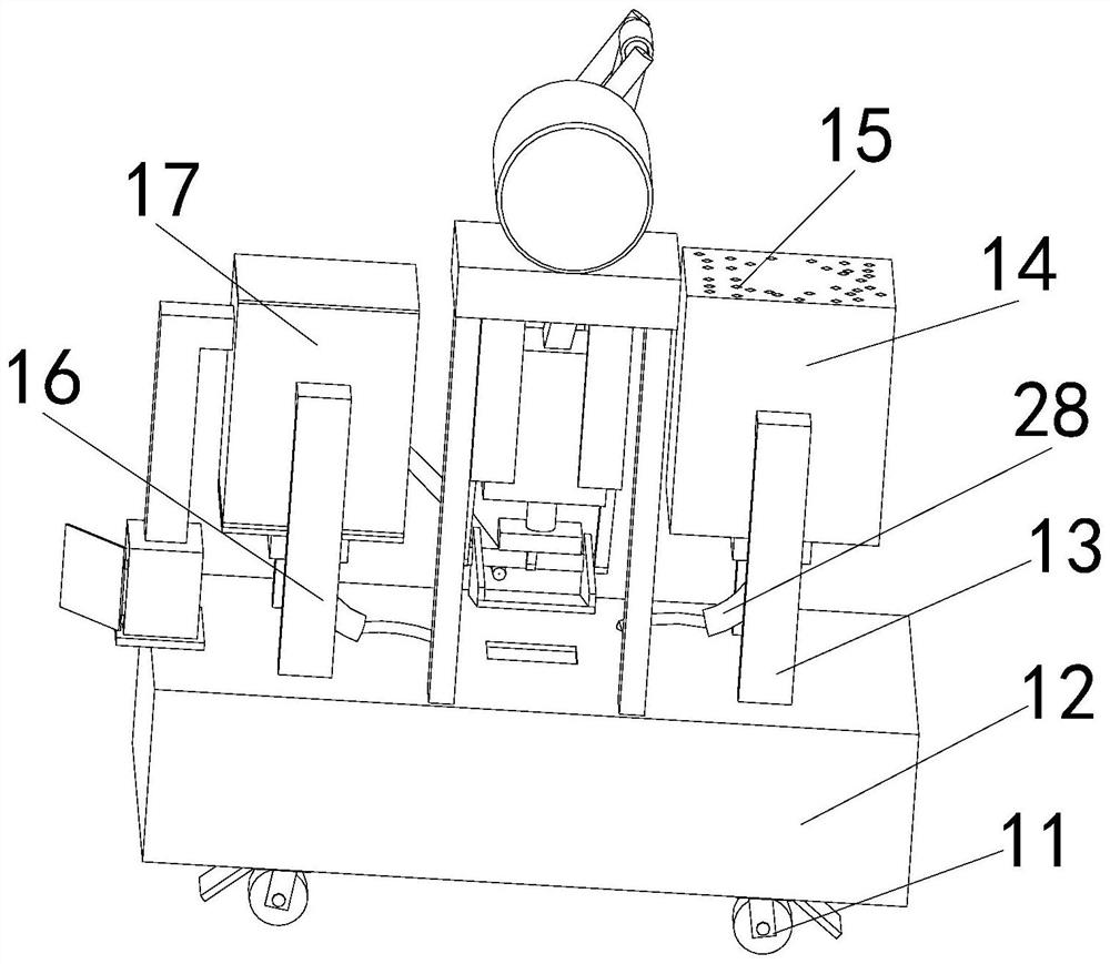 Dust collection system for internal dust removal of instrument and apparatus and recovery process thereof