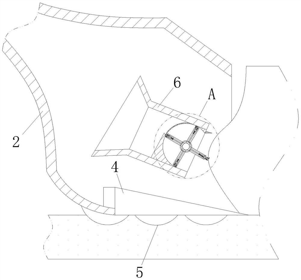 Rake head special for eliminating furrows and construction technology of rake head