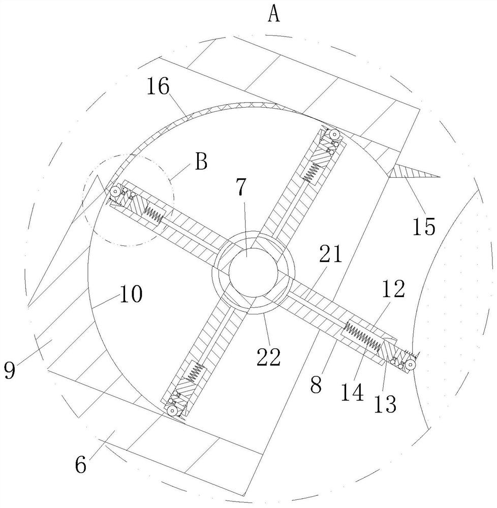 Rake head special for eliminating furrows and construction technology of rake head