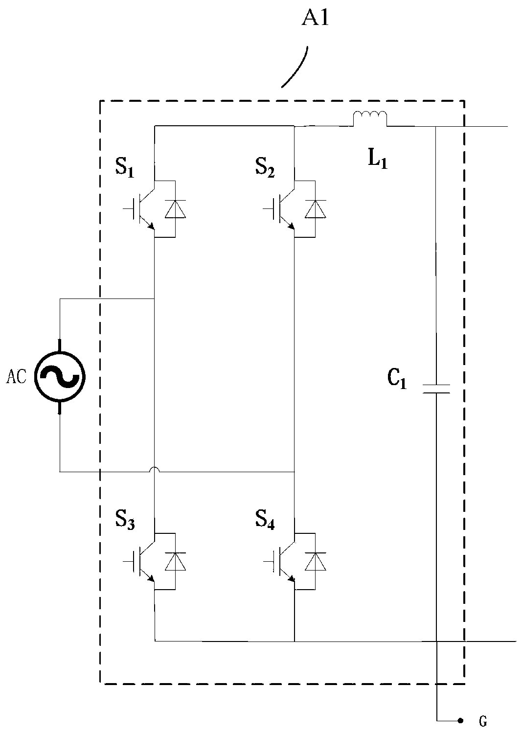 Multi-output multi-voltage-class transplantable multi-stage power electronic converter topological structure