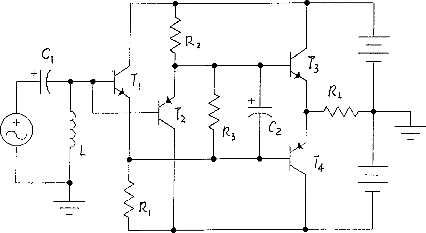 Adaptive impedance transformer of transistor
