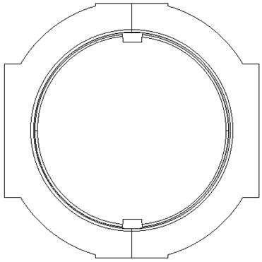 Butterfly valve body casting process