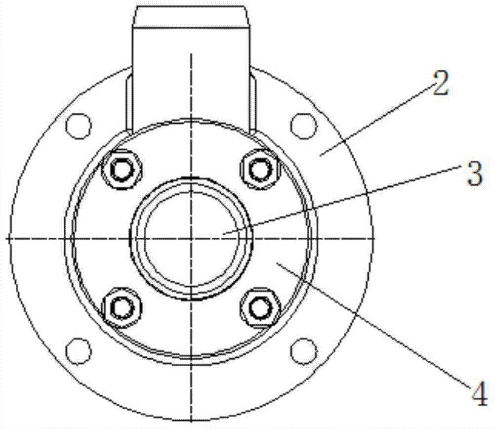 A flange connection center centering rotary sealer