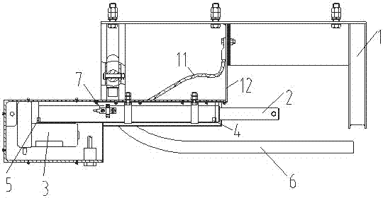 A kind of protection device for ground wire melting ice automatic wiring device