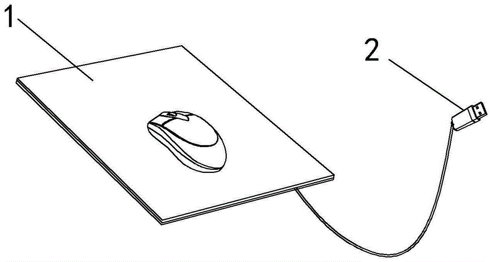 Heatable mouse pad