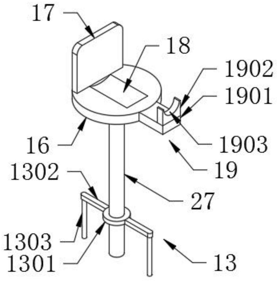 Wind power supply device of container positioning system