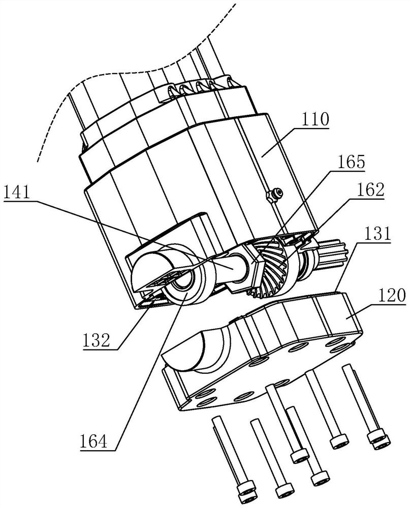 Transmission structure of electric push rod