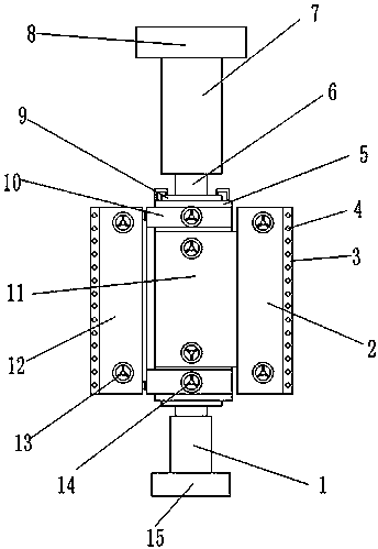 Rail connecting device capable of achieving corner connection