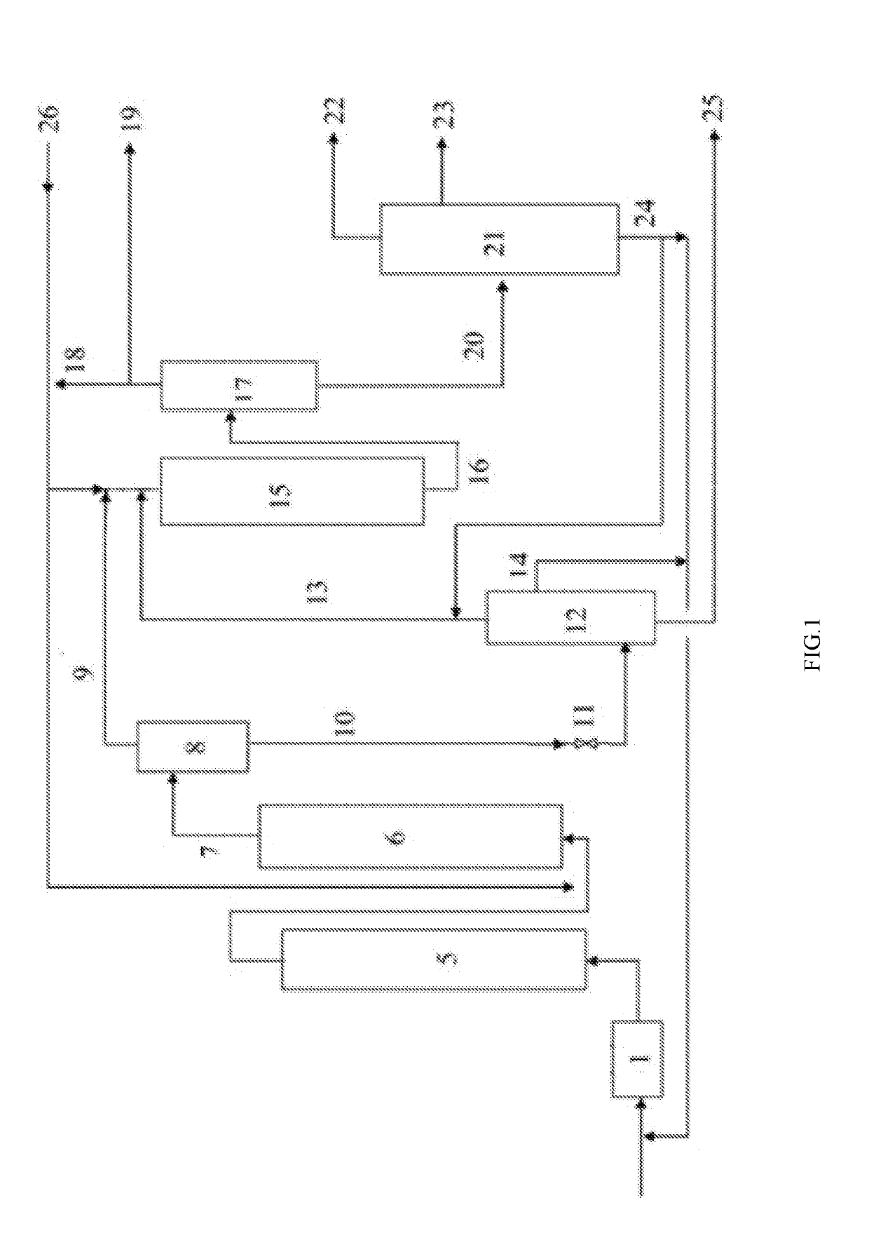 Conversion process for an organic material