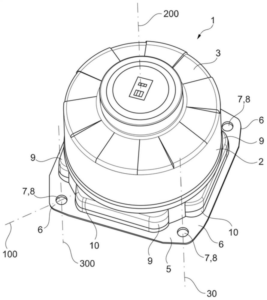 Motor with deep drawing type motor shell