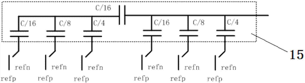 High-precision calibrating device for SAR-type ADC