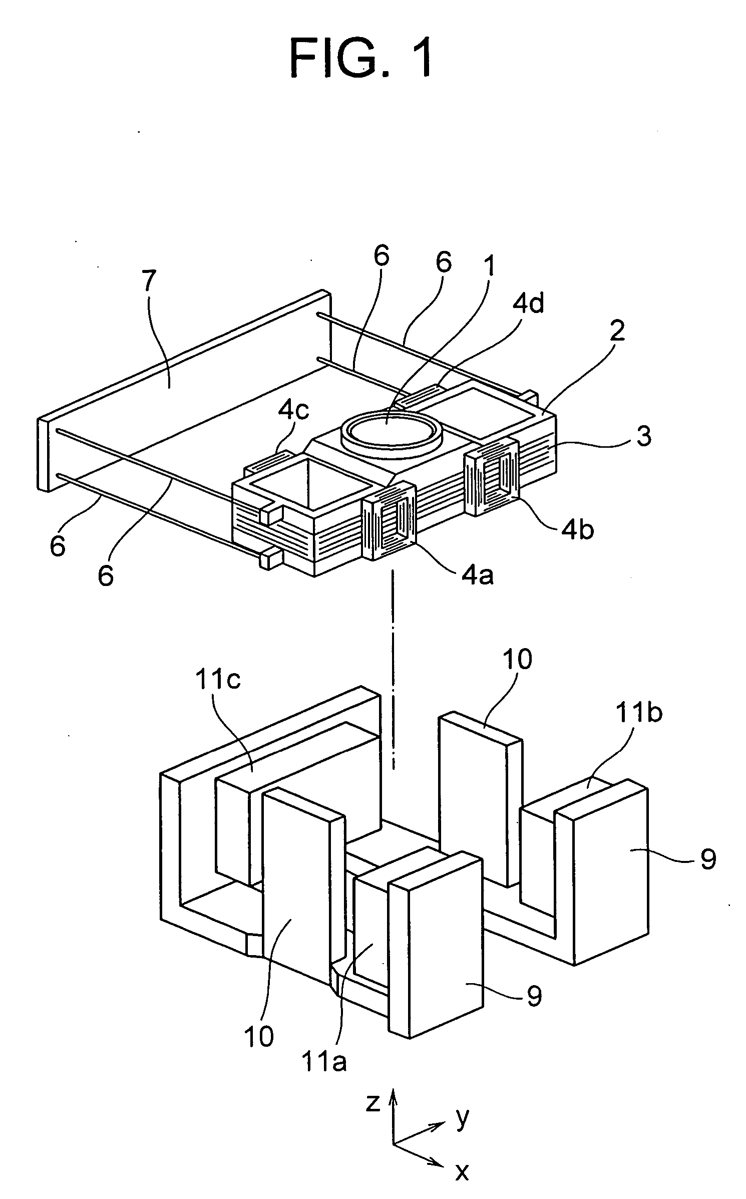 Objective-lens driving apparatus and optical disk apparatus
