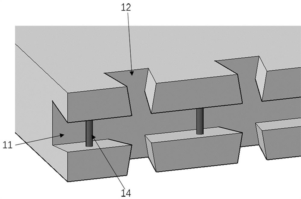 A fully precast concrete floor connection structure and design calculation method