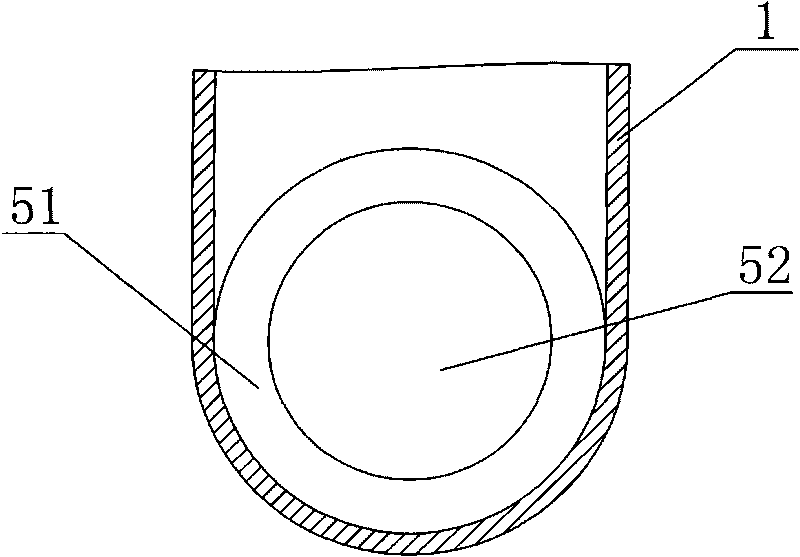 Protective valve seat structure of gate valve