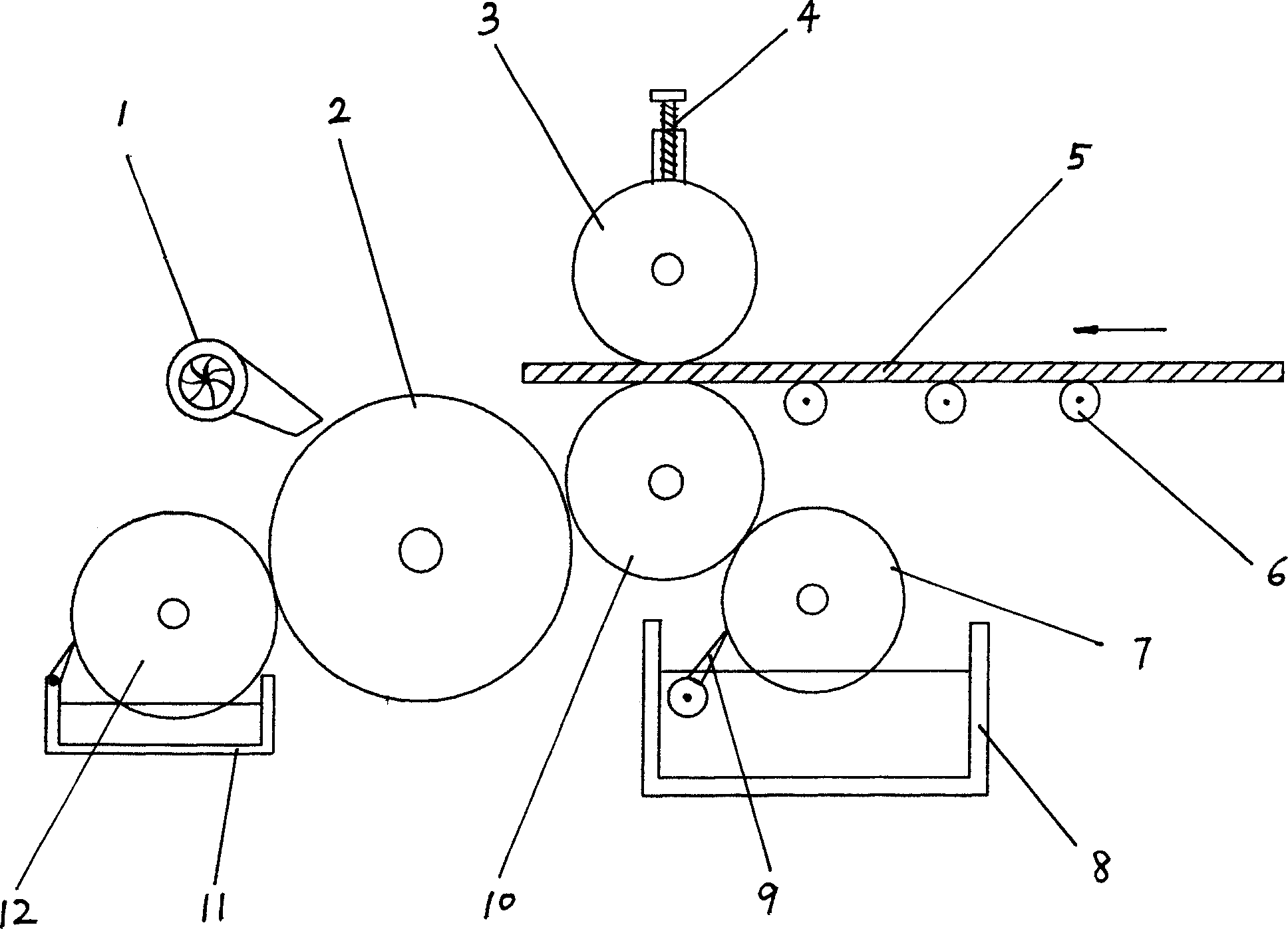 Drum type shift printing machine in use for board press in large area