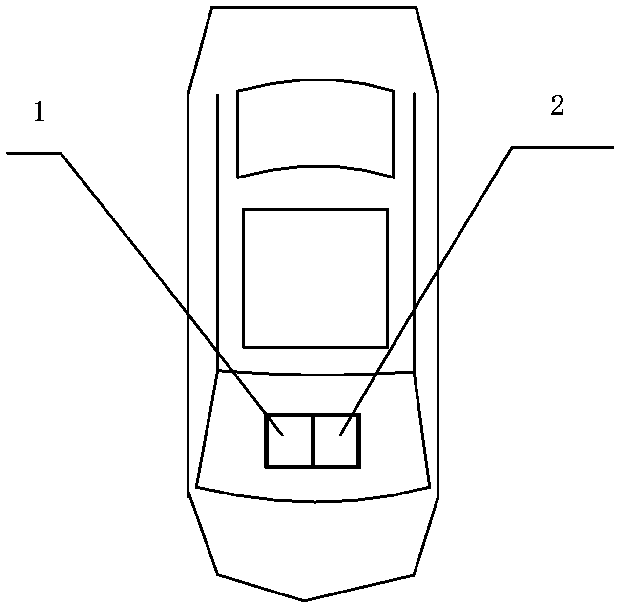 Open-type parking lot charging system based on vehicle-mounted composite tag and method thereof