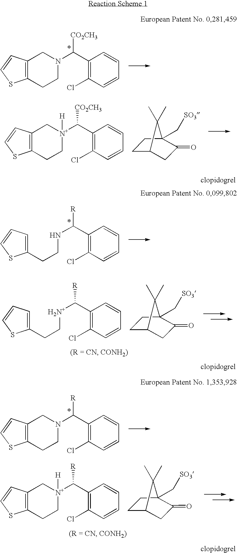 Method of Preparing Clopidogrel and Intermediates Used Therein