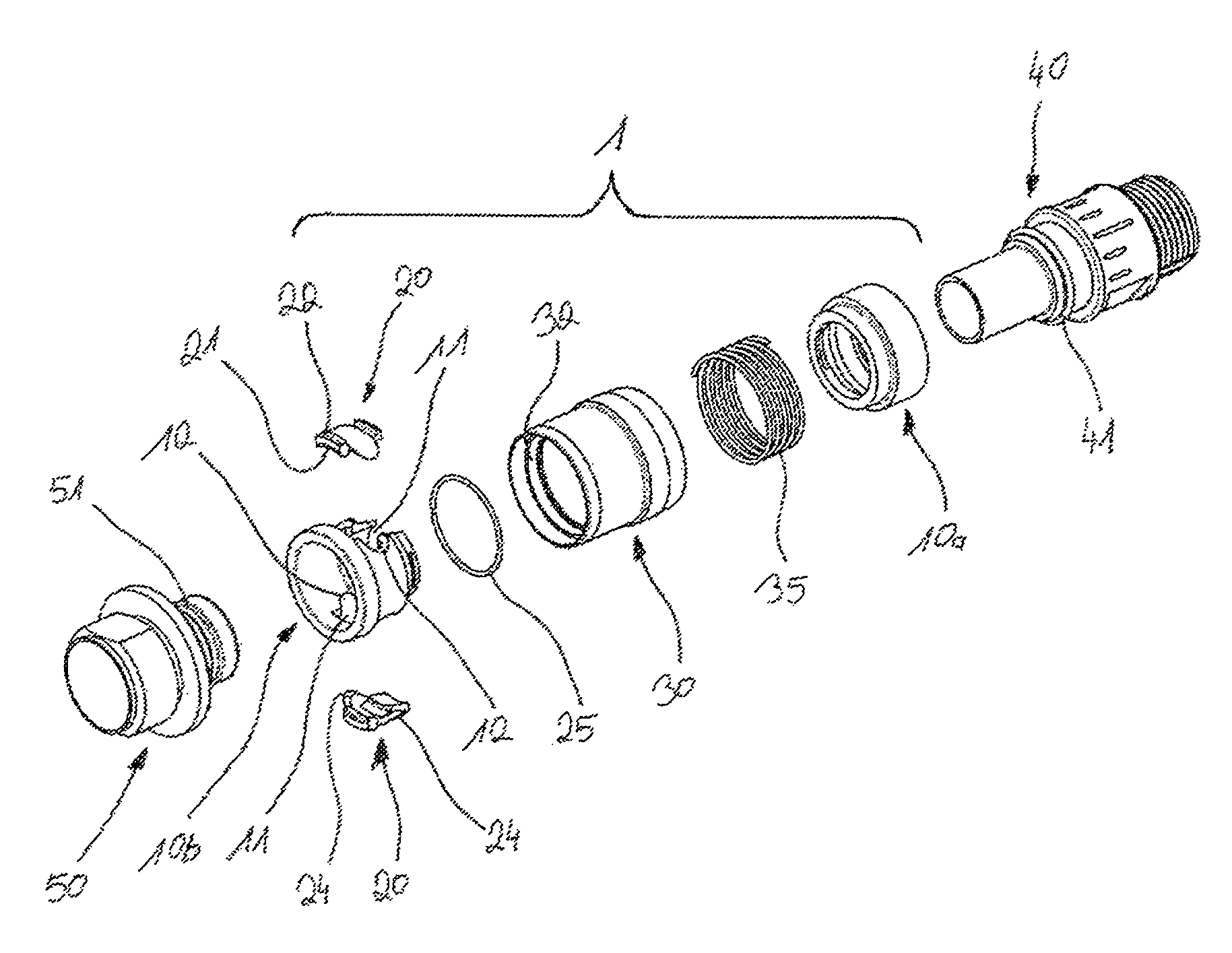 Locking mechanism for plug-in connectors