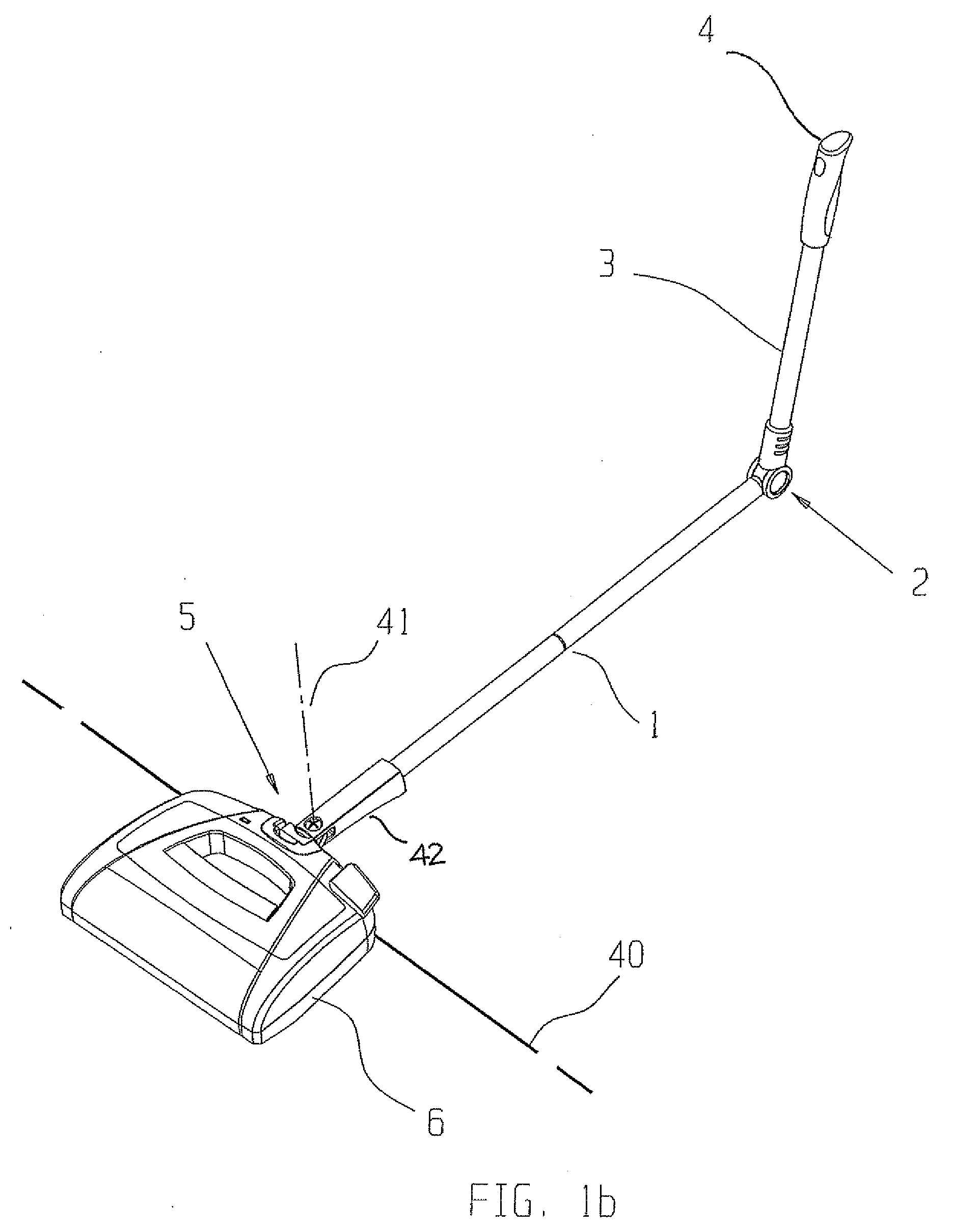 Floor cleaning apparatus with elongate handle and handle extension