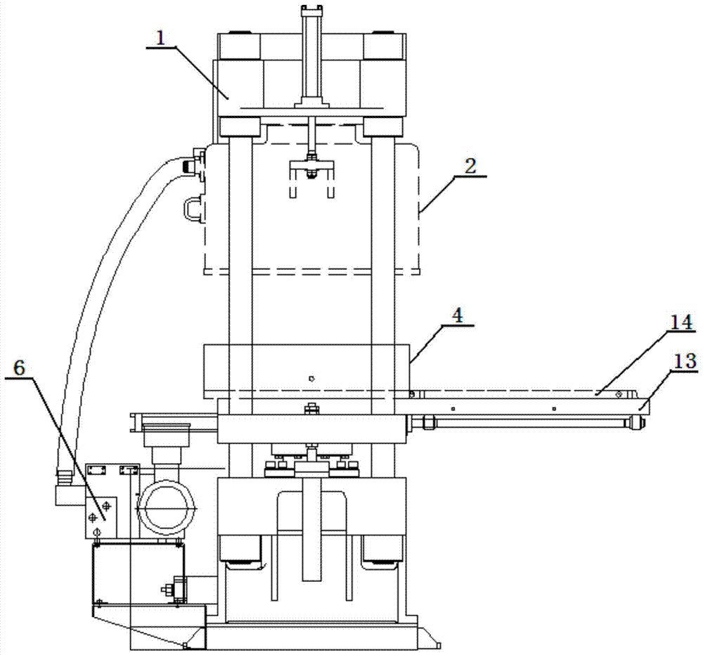 A vacuum high-temperature hot-press forming machine
