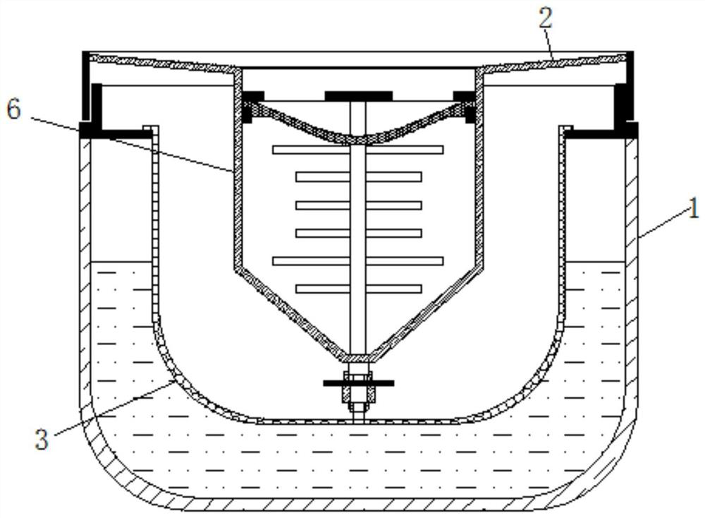A cement preparation device using the relationship between gas flow rate and pressure