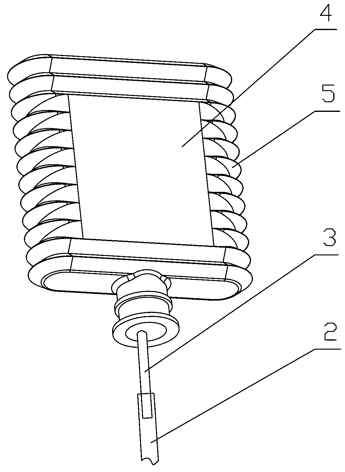 Flexible plastic high-position negative-pressure infusion apparatus