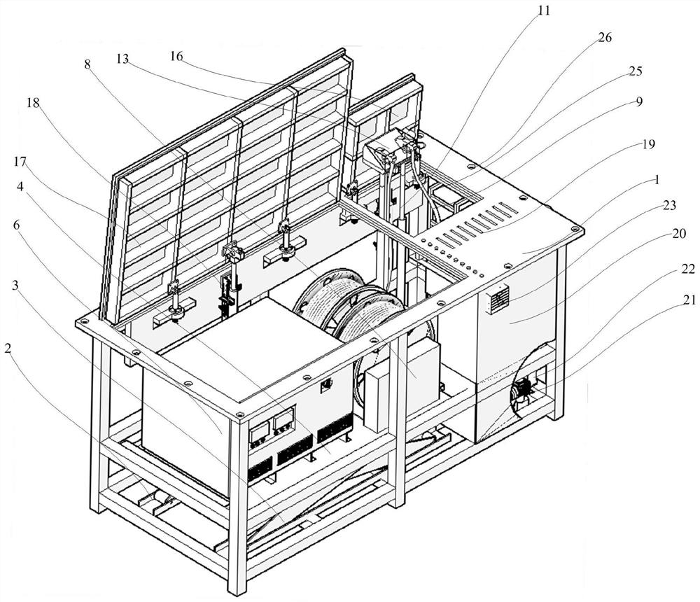 Concealed airport power unit