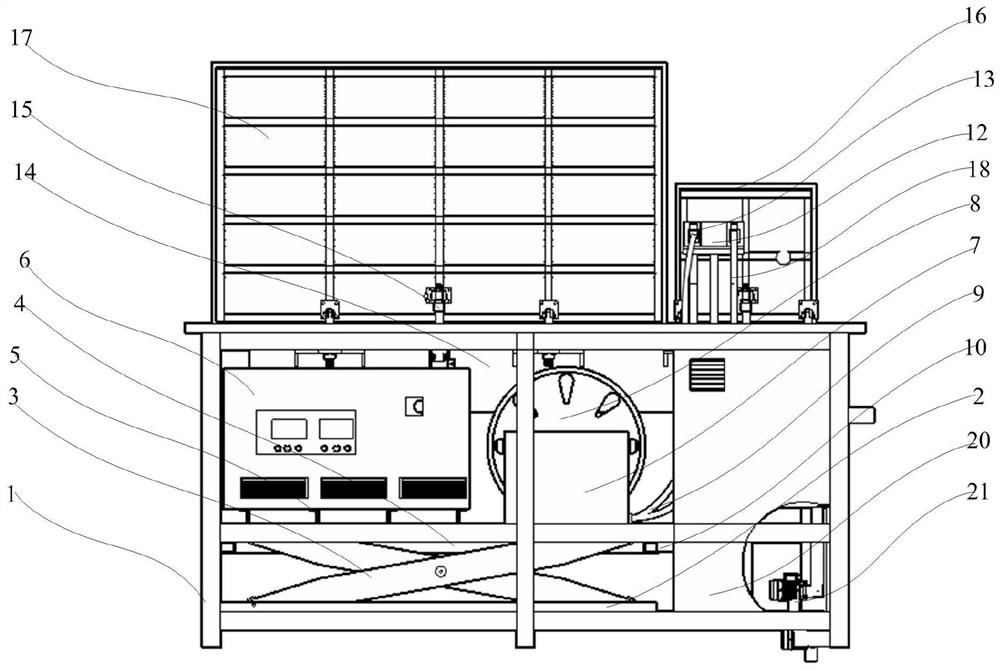 Concealed airport power unit