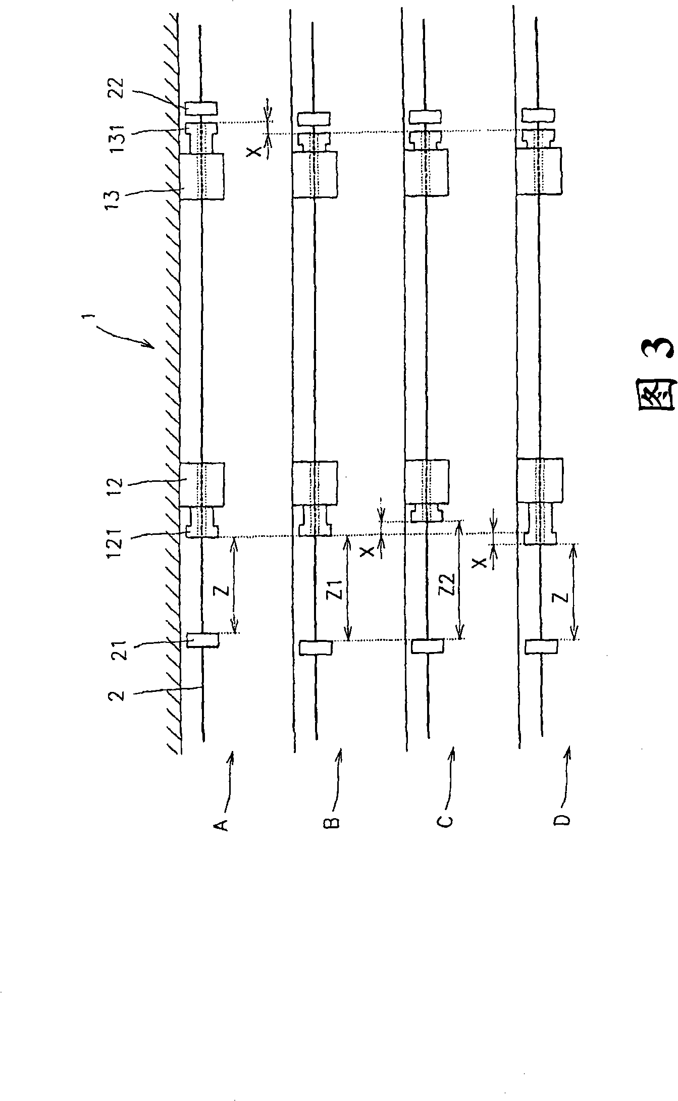 Yarn guiding mechanism on textile machines