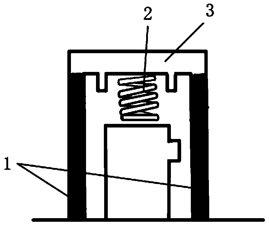 Adhesion type acoustic emission probe clamp