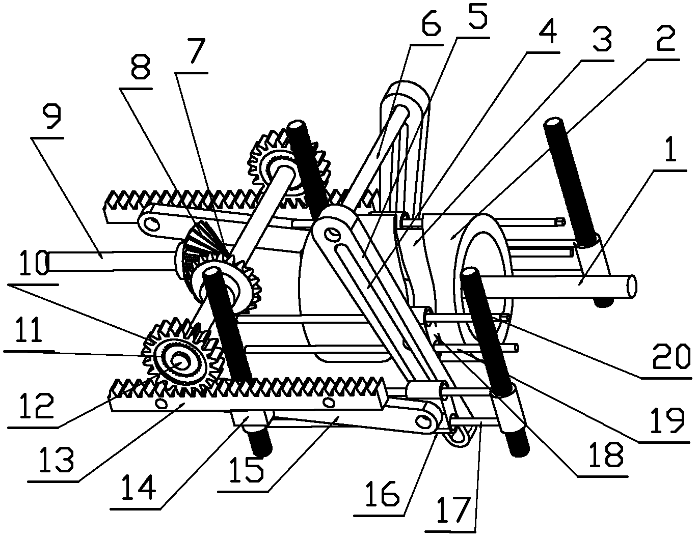 Rocker-type continuously variable transmission