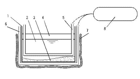 Method and device for acquiring deposition layer section of hydraulic test tank