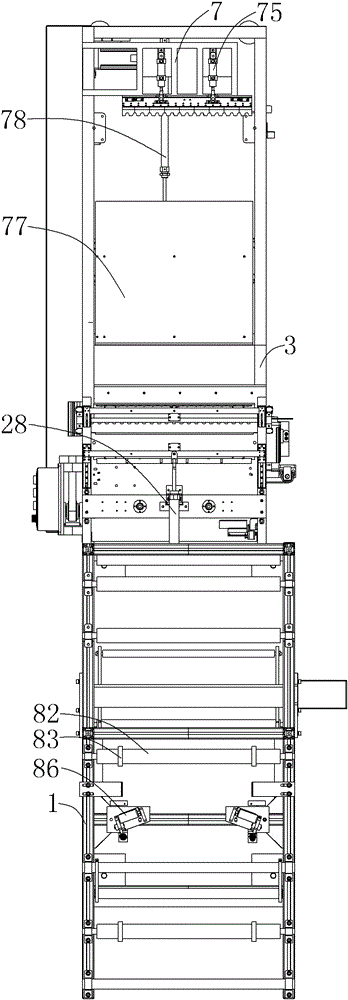 Conveying mechanism of towel band feeding device