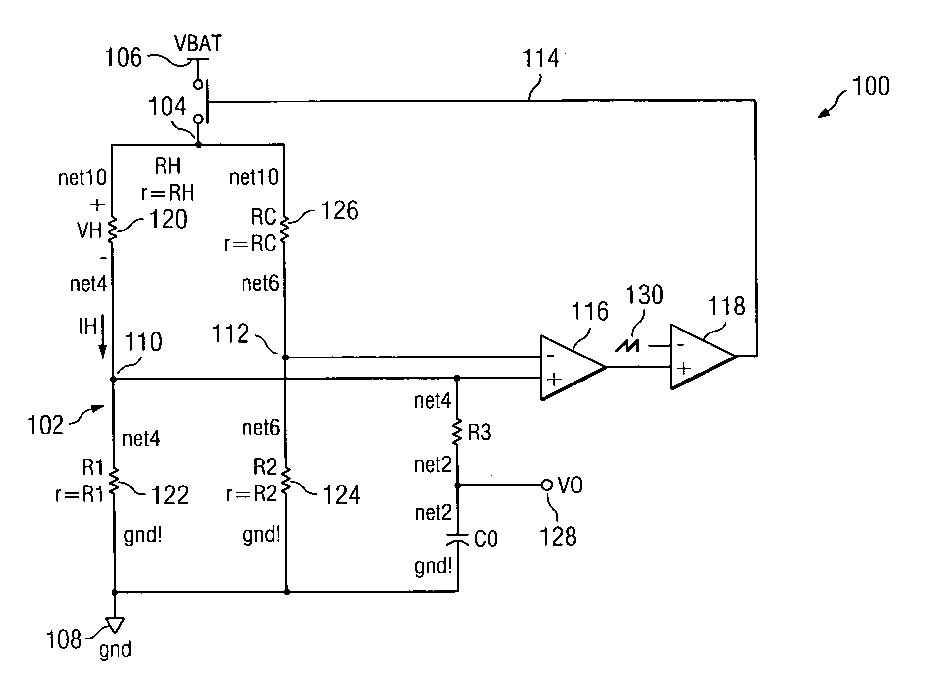 Method of regulating resistance in a discontinuous time hot-wire anemometer
