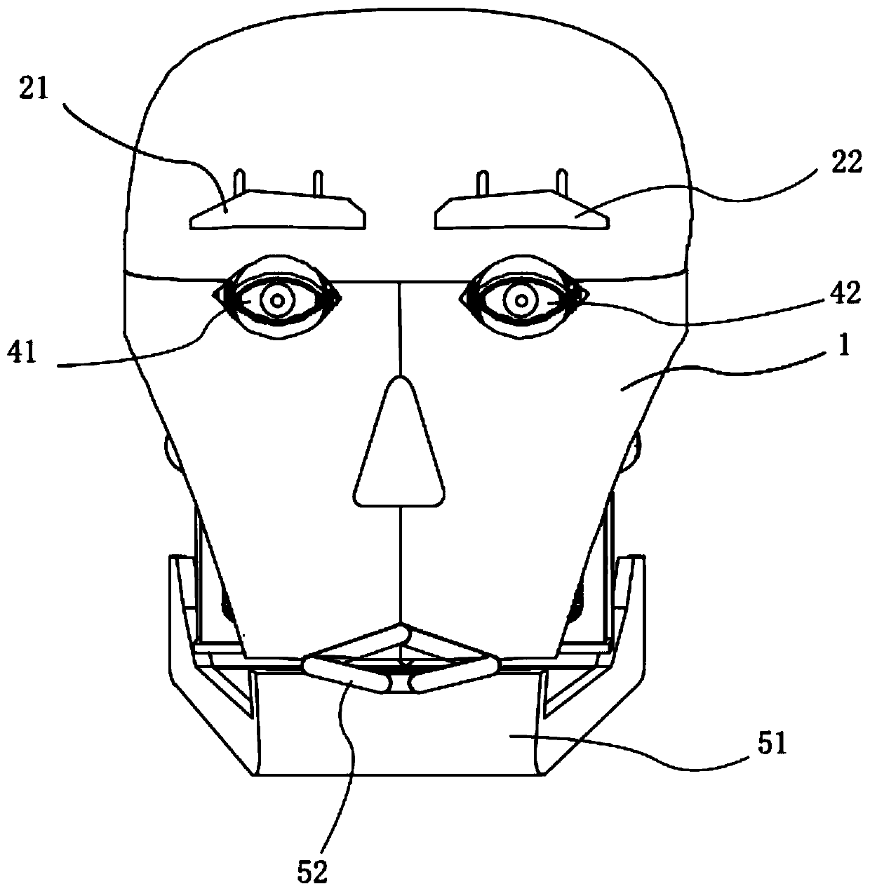 Anthropomorphic expression robot based on electroactive polymer driver