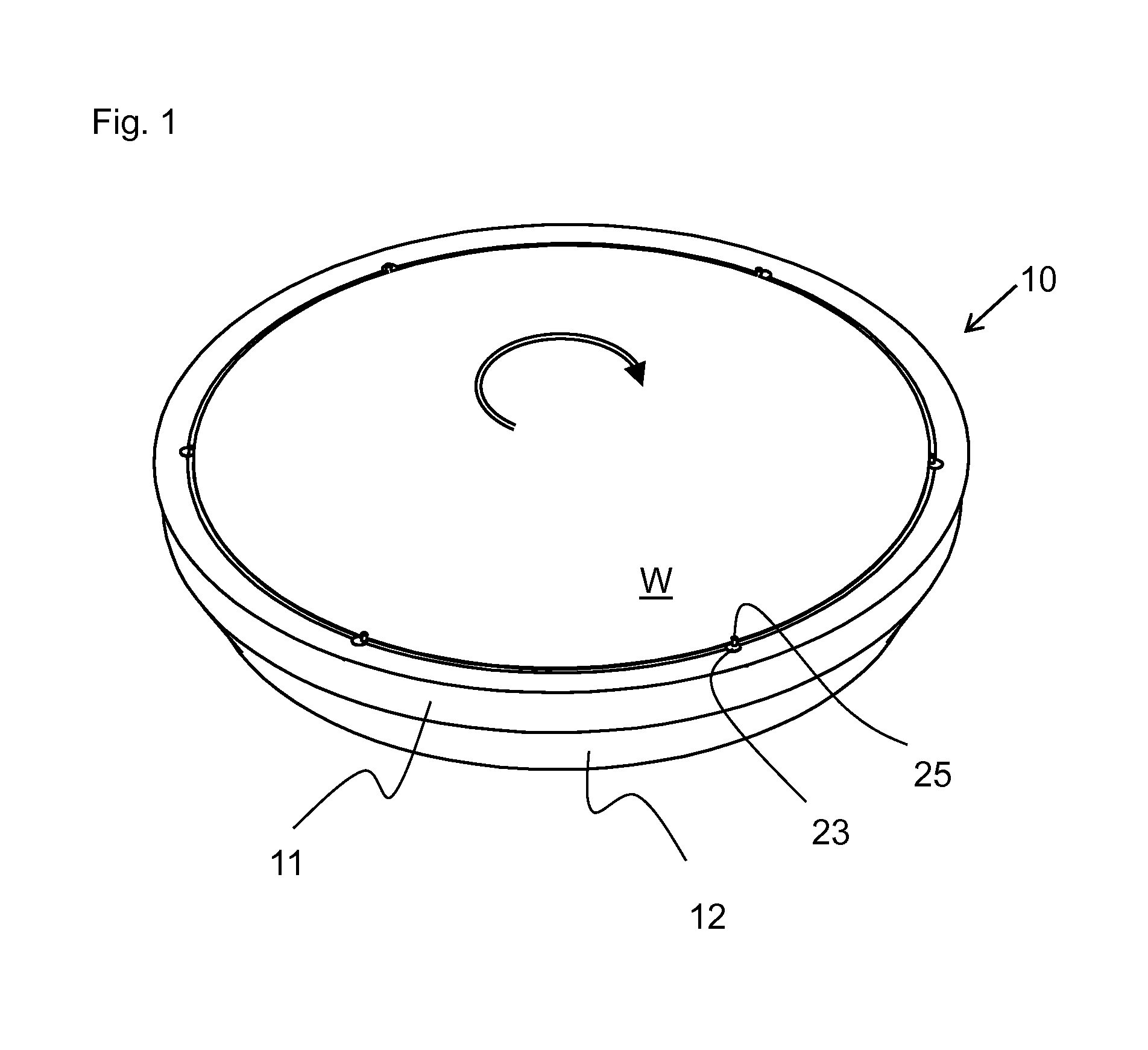 Device for holding wafer shaped articles