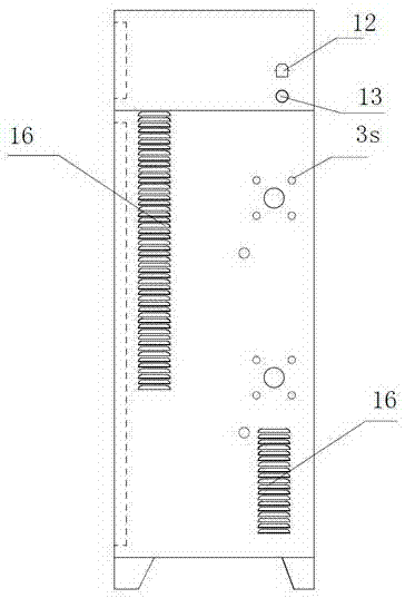 An anti-explosion gas distribution trigger cabinet for a fuel gas pulse ash blower