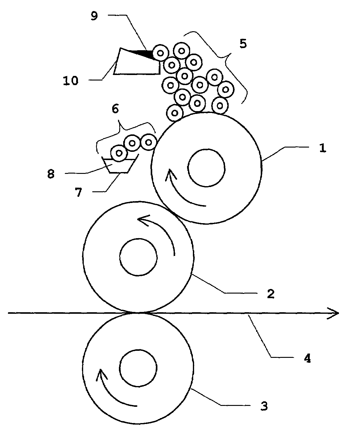 Method of lithographic printing without dampening liquid