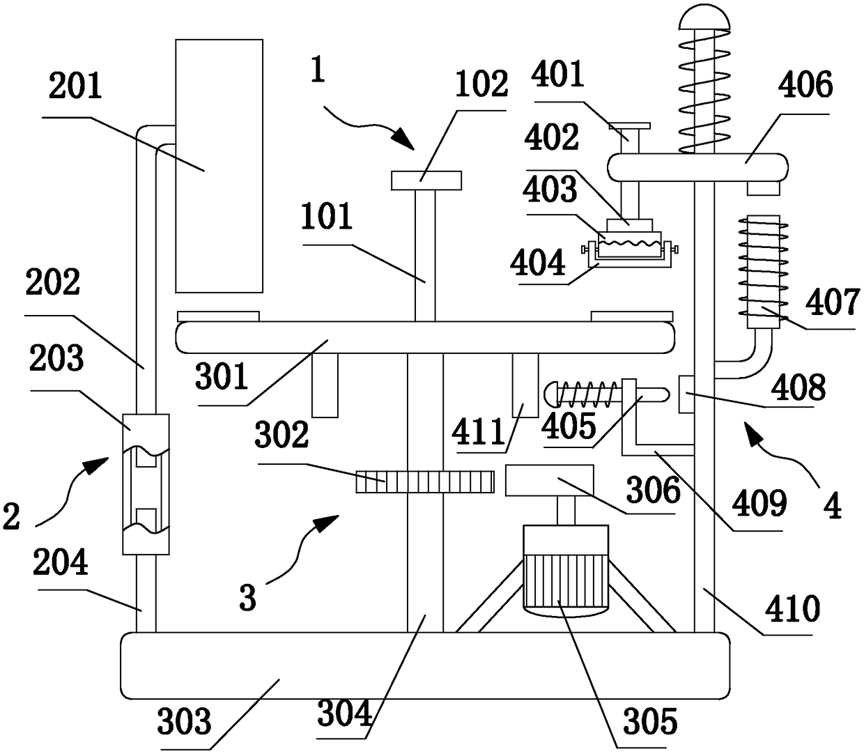 Rubber shoe sole embossing equipment