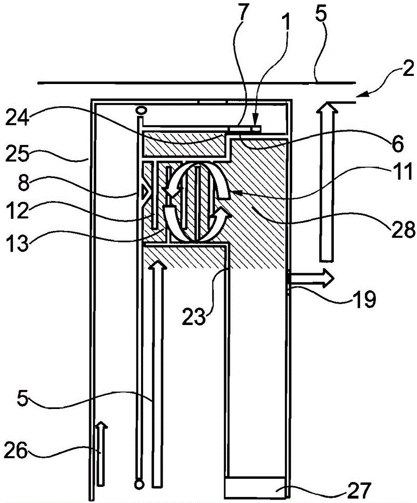 Valve and cooling system of friction clutch for wet running