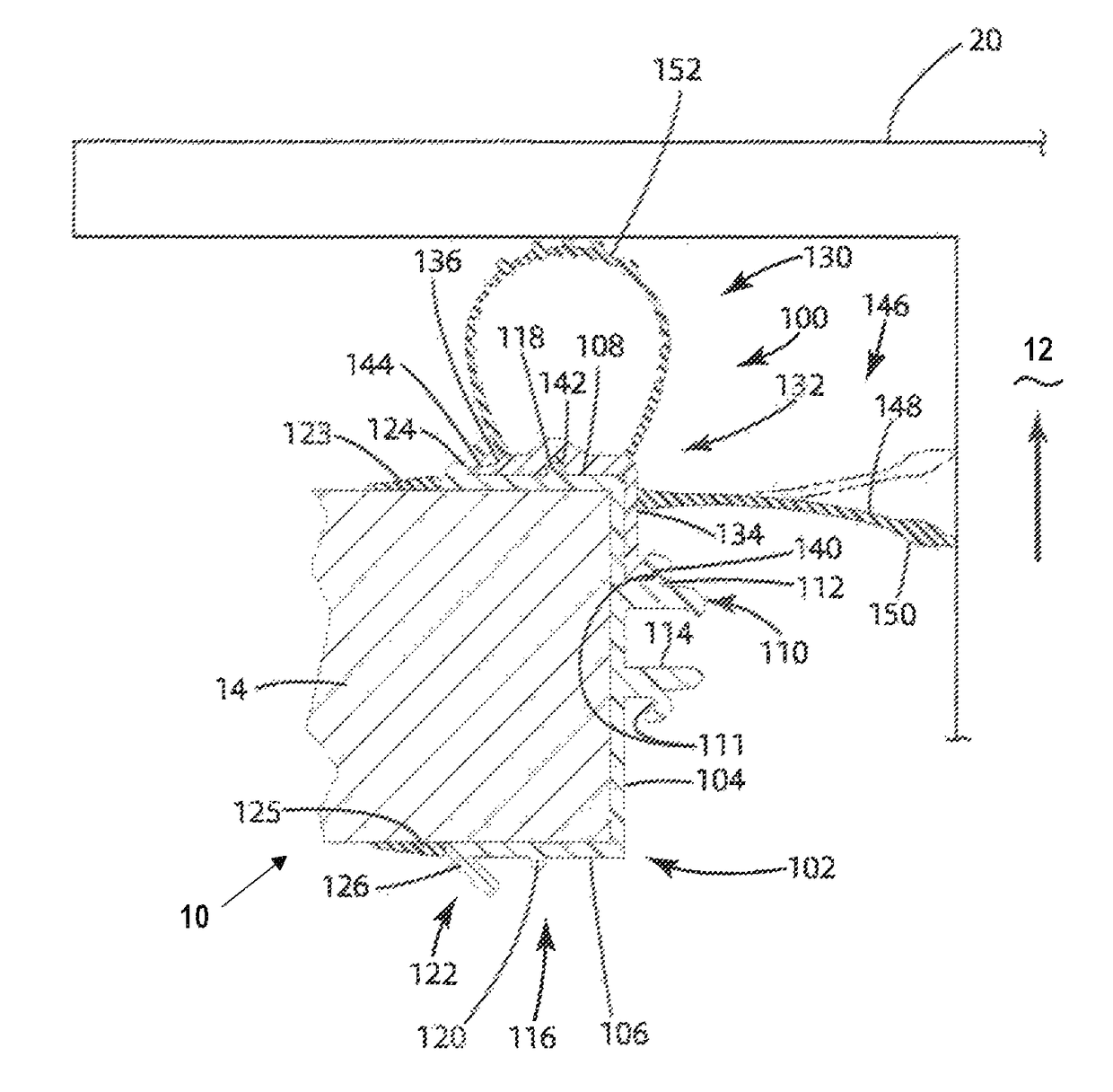 Buildable seal for slide-out rooms