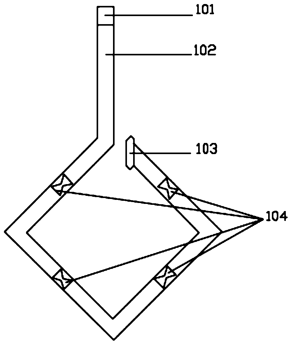 Warehouse logistics forklift conformal RFID leaky cable multi-polarization MIMO antenna system