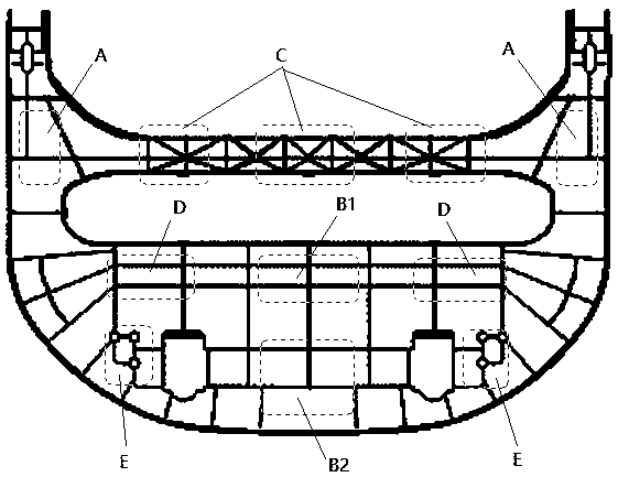 Preparation method for continuous fiber-reinforced thermoplastic composite seat base plate front end part